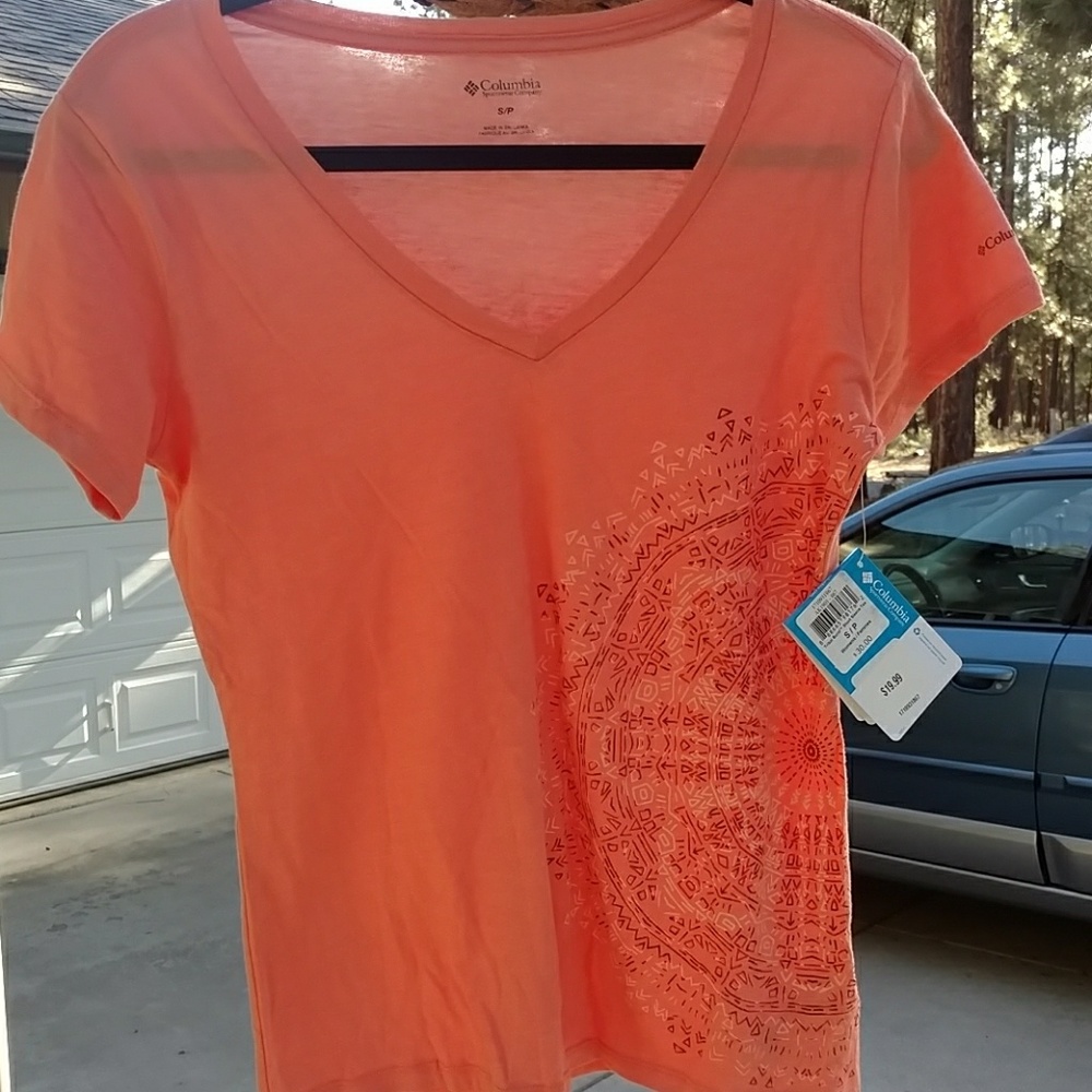 Women's Cotton Columbia Small Petiet Shirt